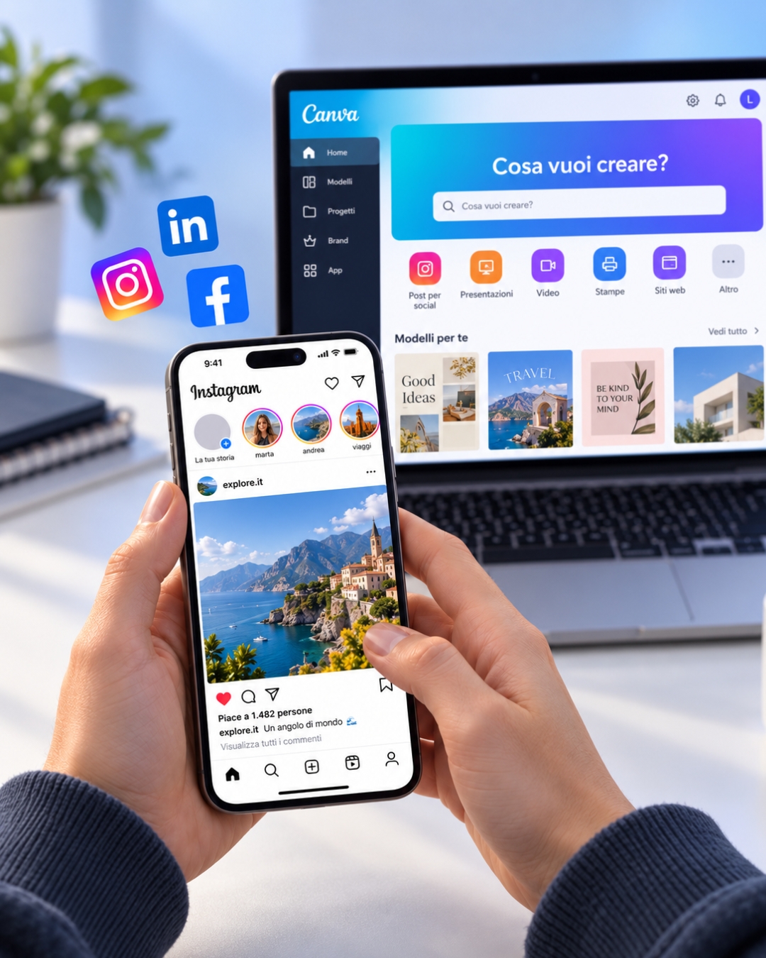 CANVA, SOCIAL MEDIA & AI